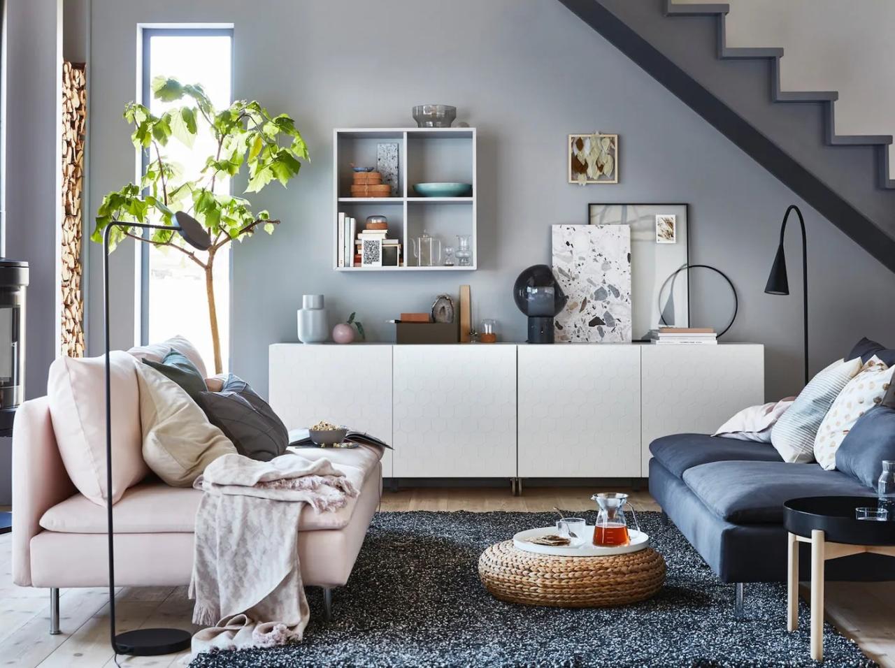 Ikea wohnzimmer ideen besta wohnwand