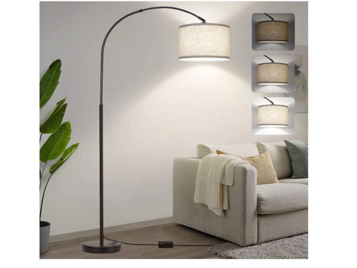 Bogenlampe wohnzimmer dimmbar